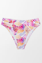 Charger l&#39;image dans la galerie, Bas de bikini ¨¤ imprim¨¦ corail
