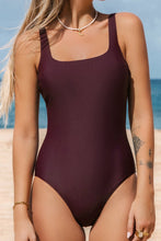 Charger l&#39;image dans la galerie, Maillot de bain une pi¨¨ce r¨¦tro ¨¤ col carr¨¦
