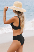 Charger l&#39;image dans la galerie, Bikini bralette festonn¨¦ et hipster ¨¤ taille moyenne
