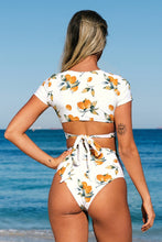 Charger l&#39;image dans la galerie, Bikini cache-c?ur taille haute imprim¨¦ fruits
