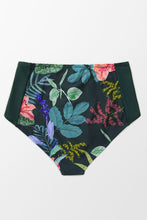 Charger l&#39;image dans la galerie, Bas de bikini grand taille vert imprim¨¦ floral

