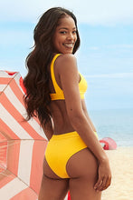 Charger l&#39;image dans la galerie, Bikini ¨¤ bretelles larges jaune vif 
