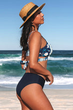 Charger l&#39;image dans la galerie, Bikini hipster taille moyenne avec bralette d¡¯emballage floral
