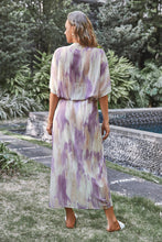 Charger l&#39;image dans la galerie, Robe cover-up ¨¤ col plongeant et taille ¨¦lastique
