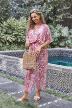 Charger l&#39;image dans la galerie, Robe cover up maxi fendue taille ¨¦lastique
