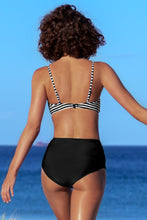 Charger l&#39;image dans la galerie, Haut de bikini push up imprim¨¦ ray¨¦
