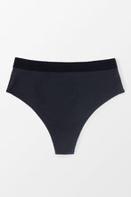 Charger l&#39;image dans la galerie, Bas de bikini grande taille noir ¨¤ taille haute
