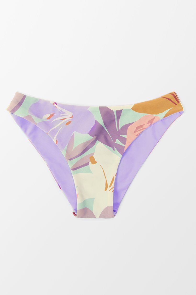 Bas de bikini r¨¦versible fleuri