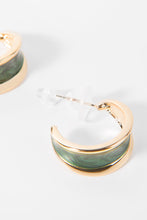Charger l&#39;image dans la galerie, Boucles d&#39;oreilles dor¨¦es g¨¦om¨¦triques minimalistes
