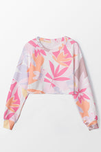 Charger l&#39;image dans la galerie, Sweat ¨¤ manches longues et imprim¨¦ feuilles
