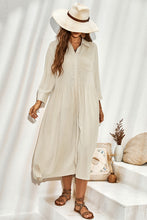 Charger l&#39;image dans la galerie, Robe cover up ¨¤ col de chemise
