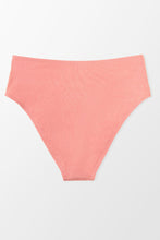 Charger l&#39;image dans la galerie, Bas de bikini rose taille moyenne avec ceinture
