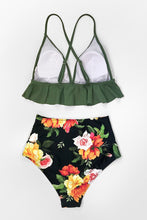 Charger l&#39;image dans la galerie, Bas de bikini taille haute ¨¤ fleurs douces
