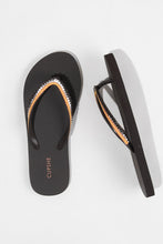 Charger l&#39;image dans la galerie, Tongs ¨¤ toe post noires
