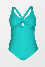 Charger l&#39;image dans la galerie, Maillot de bain une pi¨¨ce grande taille nou¨¦ sur le devant
