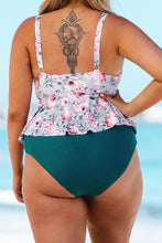 Charger l&#39;image dans la galerie, Bas de bikini grande taille ¨¤ taille haute bleu sarcelle

