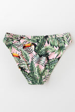 Charger l&#39;image dans la galerie, Bas de bikini rose imprim¨¦ feuilles 
