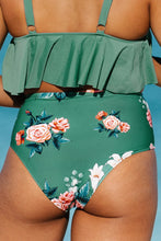 Charger l&#39;image dans la galerie, Bas de bikini grande taille ¨¤ taille haute avec imprim¨¦ floral
