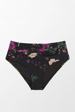 Charger l&#39;image dans la galerie, Bas de Bikini grande taille imprim¨¦ floral noir
