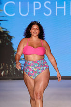 Charger l&#39;image dans la galerie, Bas de bikini grande taille taille haute ruch¨¦
