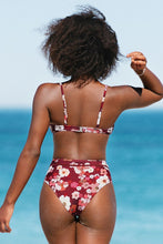 Charger l&#39;image dans la galerie, Bas de bikini taille moyenne imprim¨¦ floral 
