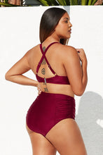 Charger l&#39;image dans la galerie, Haut de bikini grande taille torsad¨¦
