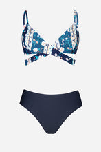 Charger l&#39;image dans la galerie, Bikini hipster taille moyenne avec bralette d¡¯emballage floral
