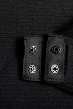Charger l&#39;image dans la galerie, Body noir scoop ¨¤ manches longues et ¨¤ couverture cheeky

