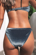 Charger l&#39;image dans la galerie, Bas de bikini taille basse en velours
