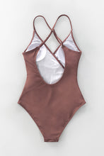 Charger l&#39;image dans la galerie, Maillot de bain une pi¨¨ce ¨¤ emballage et nouer sur les c?t¨¦s crois¨¦ dans le dos
