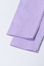 Charger l&#39;image dans la galerie, Body violet scoop ¨¤ manches longues et ¨¤ couverture cheeky
