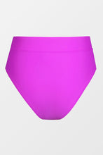 Charger l&#39;image dans la galerie, Bas de bikini taille haute couleur unie
