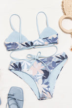 Charger l&#39;image dans la galerie, Bikini r¨¦versible crois¨¦ tropical
