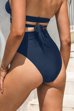 Charger l&#39;image dans la galerie, Bas de bikini taille haute ¨¤ bandes superpos¨¦es
