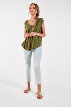 Charger l&#39;image dans la galerie, Top oversize sans manches ¨¤ col en V
