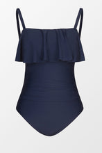 Charger l&#39;image dans la galerie, Maillot de bain une pi¨¨ce grande taille volant¨¦ ¨¤ jambe classique
