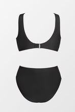 Charger l&#39;image dans la galerie, Bikini grande taille ¨¤ col en V et hipster taille haute
