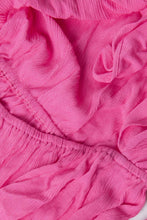 Charger l&#39;image dans la galerie, Robe ¨¤ col en V et ¨¤ manches bouffantes
