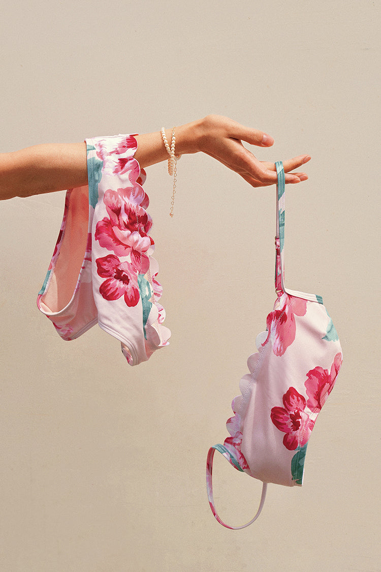 Bikini festonn¨¦ ¨¤ bralette hipster