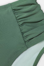 Charger l&#39;image dans la galerie, Bas de bikini taille haute ruch¨¦ r¨¦tro
