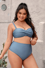 Charger l&#39;image dans la galerie, Bas de bikini taille haute classique grande taille

