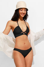 Charger l&#39;image dans la galerie, Bikini d¨¦coup¨¦ taille basse ¨¤ cordon de serrage ¨¤ glissi¨¨re
