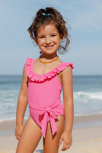 Charger l&#39;image dans la galerie, Maillot de bain une pi¨¨ce pour fille ¨¤ col haut
