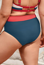 Charger l&#39;image dans la galerie, Bas de bikini grande taille ¨¤ bandes taille haute
