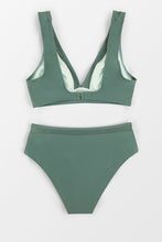 Charger l&#39;image dans la galerie, Bikini dos nu taille moyenne ¨¤ col en V et profond
