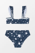 Charger l&#39;image dans la galerie, Bikini bralette ¨¤ nouer et hipster ¨¤ volants pour fille
