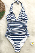 Charger l&#39;image dans la galerie, Maillot de bain une pi¨¨ce dos nu ¨¤ rayures
