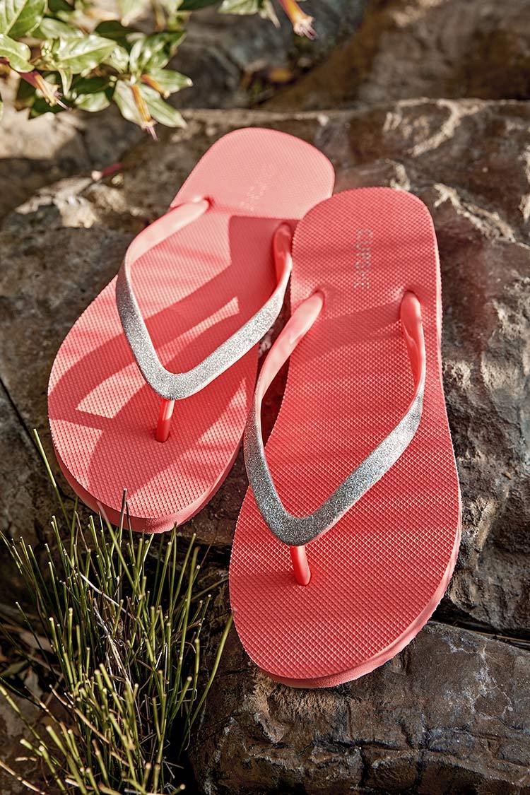 Tongs rouges Blossom