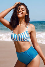 Charger l&#39;image dans la galerie, Bikini taille haute ¨¤ lacets crois¨¦s
